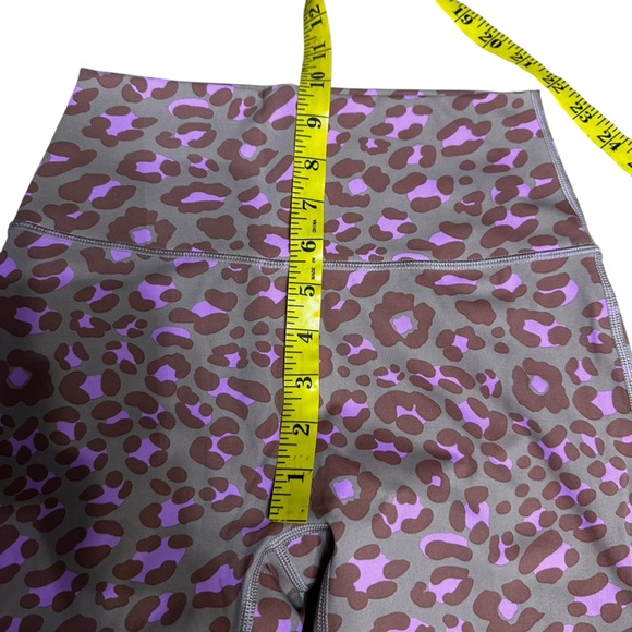 Offline By Aerie Goals 7/8 Legging Hi Rise Long Inseam Size Medium Leopard Print - Picture 9 of 10
